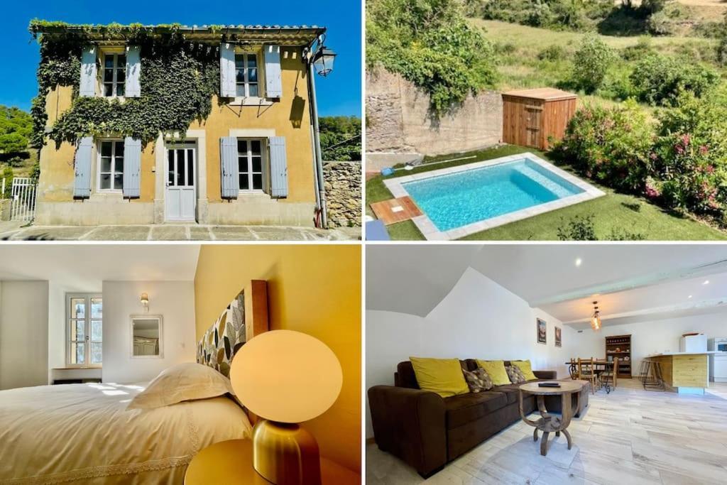 Jardin De La Garrigue - Maison 160M2 - Piscine 아라곤 외부 사진